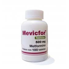 Glucophage (Mevicfor) 500mgï»¿ 100Tabs, Metformin