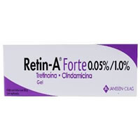 Retin A Gel Forte Gel 0.05/1.0% 30g, Tretinoin, Clindamycinï»¿