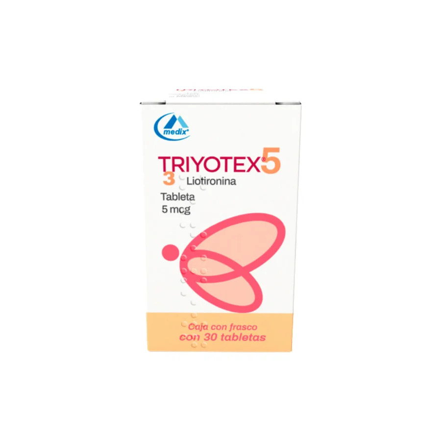Triyotex (Cytomel) ï»¿5mcg 30 caps, Liotironina, T3